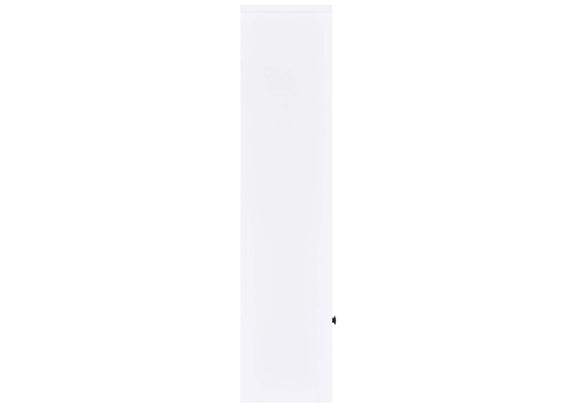 724114 Laughlin 4-shelf Engineered Wood Media Tower White