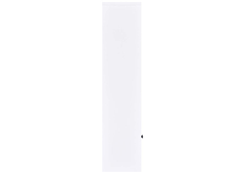 724114 Laughlin 4-shelf Engineered Wood Media Tower White