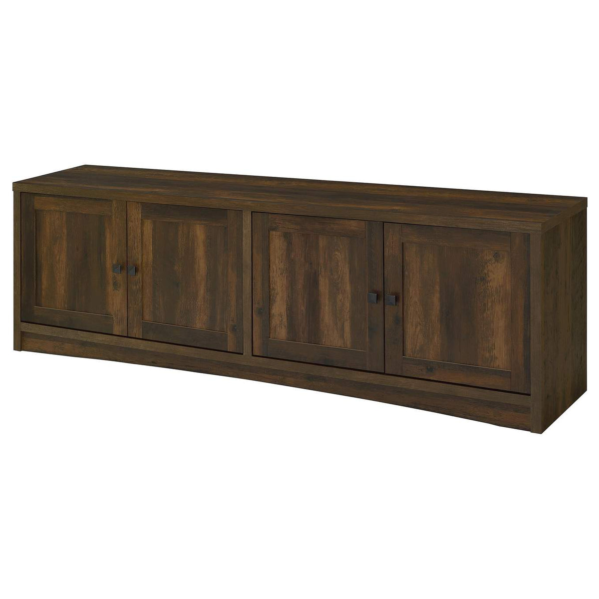 724123-SET Laughlin 3-piece Entertainment Center TV Stand Dark Pine
