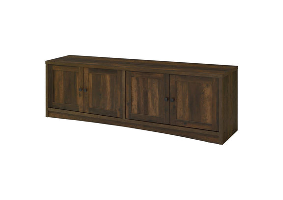 724123-SET Laughlin 3-piece Entertainment Center TV Stand Dark Pine