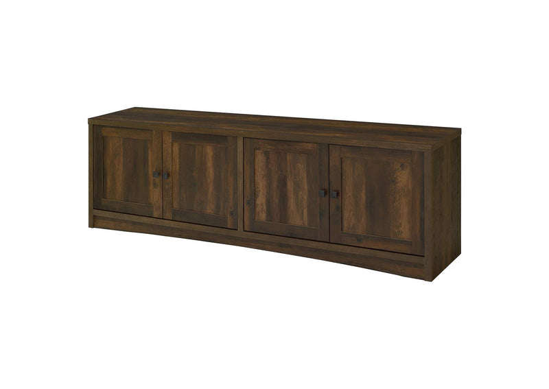 724123-SET Laughlin 3-piece Entertainment Center TV Stand Dark Pine