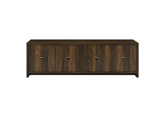724123-SET Laughlin 3-piece Entertainment Center TV Stand Dark Pine