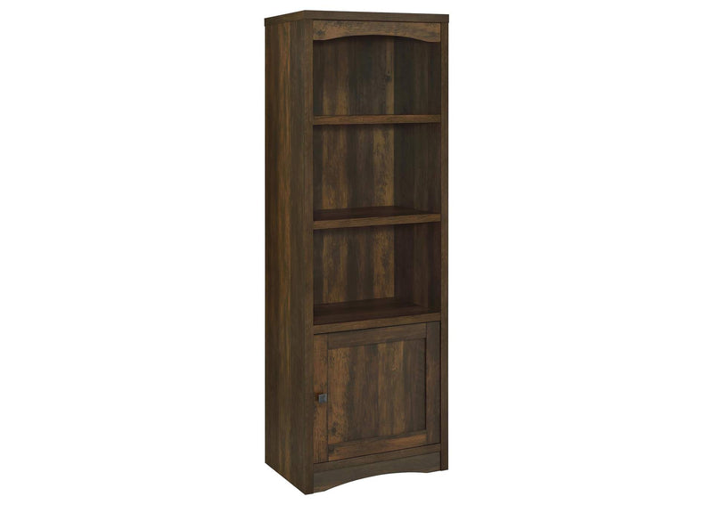724123-SET Laughlin 3-piece Entertainment Center TV Stand Dark Pine