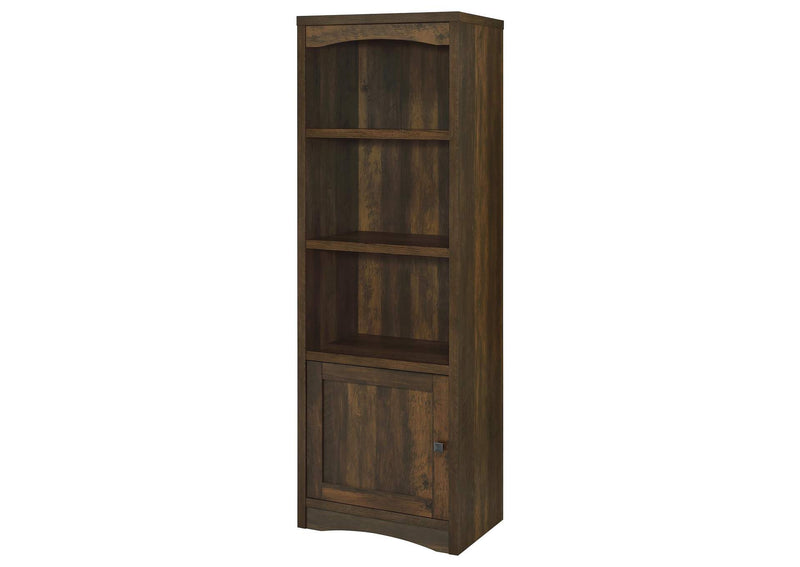 724123-SET Laughlin 3-piece Entertainment Center TV Stand Dark Pine