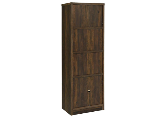 724123-SET Laughlin 3-piece Entertainment Center TV Stand Dark Pine