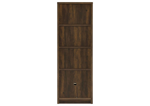 724123-SET Laughlin 3-piece Entertainment Center TV Stand Dark Pine
