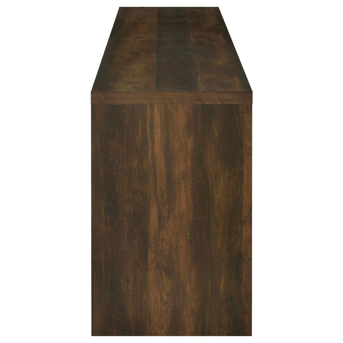 724123 Laughlin 4-door Engineered Wood 78-inch TV Stand Dark Pine