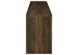 724123 Laughlin 4-door Engineered Wood 78-inch TV Stand Dark Pine