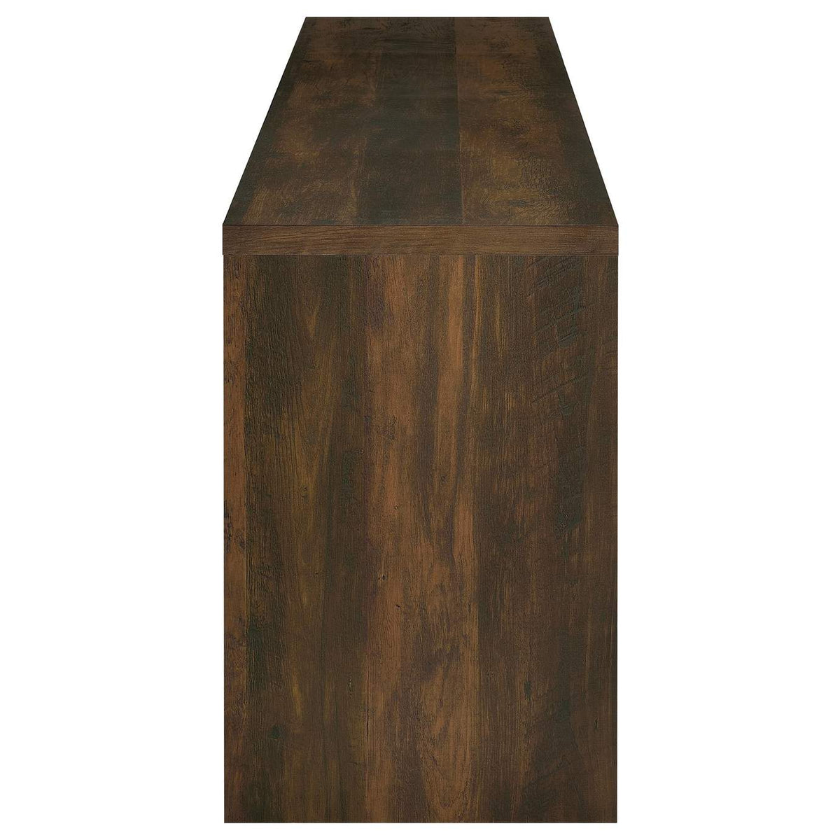 724123 Laughlin 4-door Engineered Wood 78-inch TV Stand Dark Pine