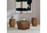 724188-S3 Zalika 3-piece Solid Wood Coffee and End Table Set Natural