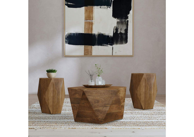 724188-S3 Zalika 3-piece Solid Wood Coffee and End Table Set Natural