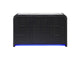 BECKETT-WHT_BLK-DR_W_LED BECKETT WHT - BLK DRESSER WITH LED
