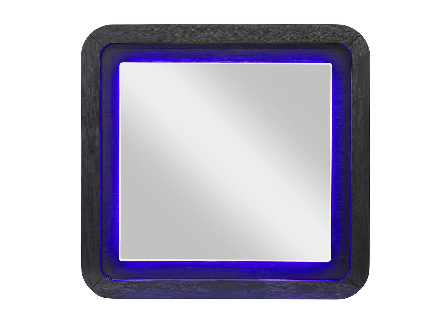BECKETT-WHT_BLK-MR_W_LED BECKETT WHT - BLK MIRROR WITH LED