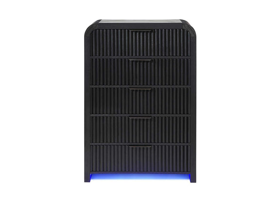 BECKETT-WHT_BLK-CH_W_LED BECKETT WHT - BLK CHEST WITH LED