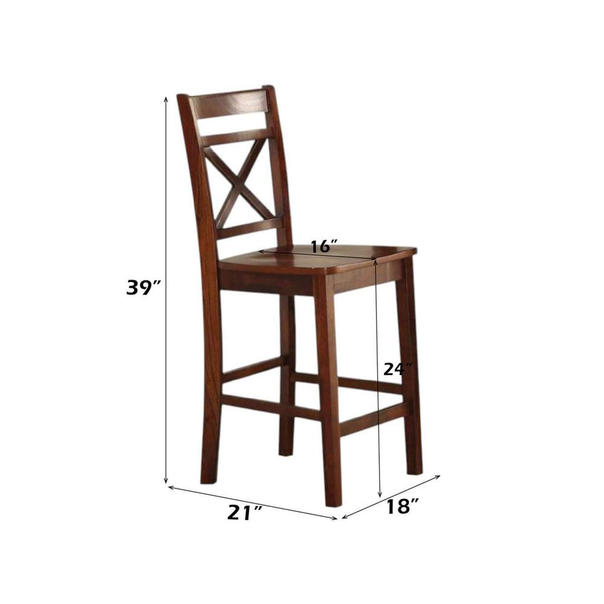 72537 Tartys Counter Height Chair - Set of 2