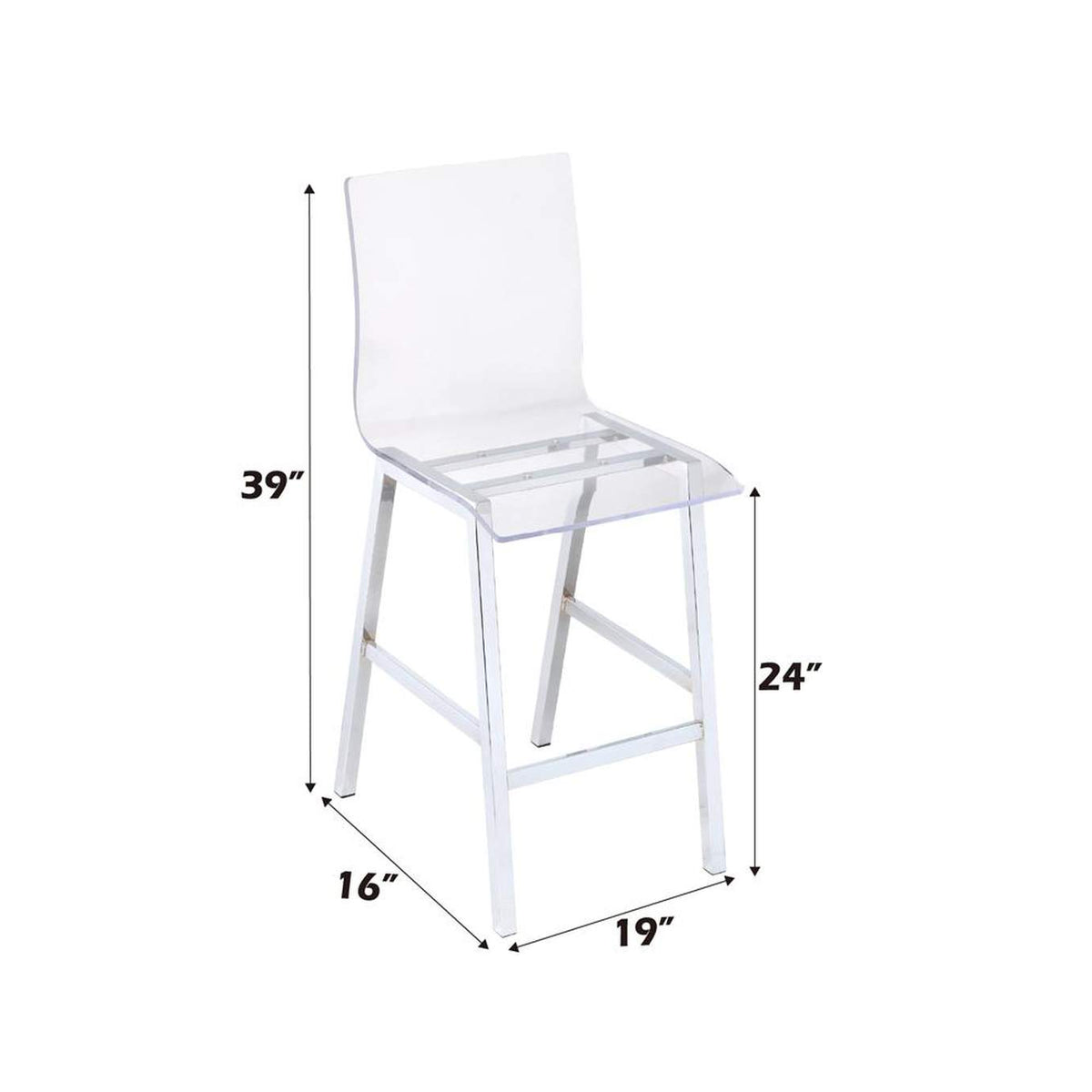 72592 Nadie Counter Height Chair - Set of 2