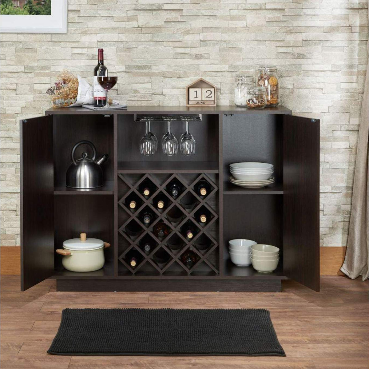 72605 Hazen Wine Cabinet