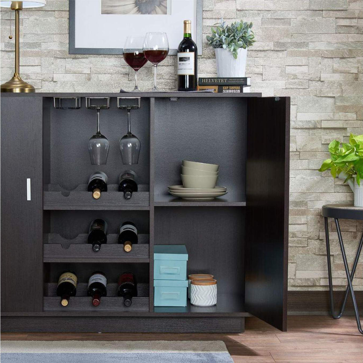 72615 Hazen Wine Cabinet