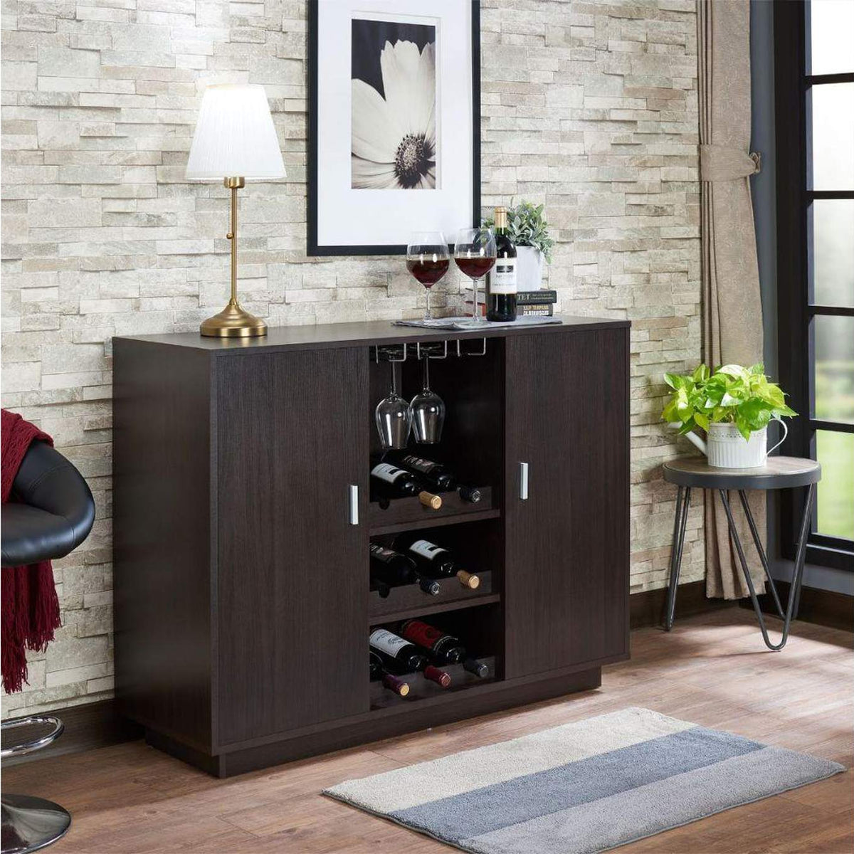 72615 Hazen Wine Cabinet