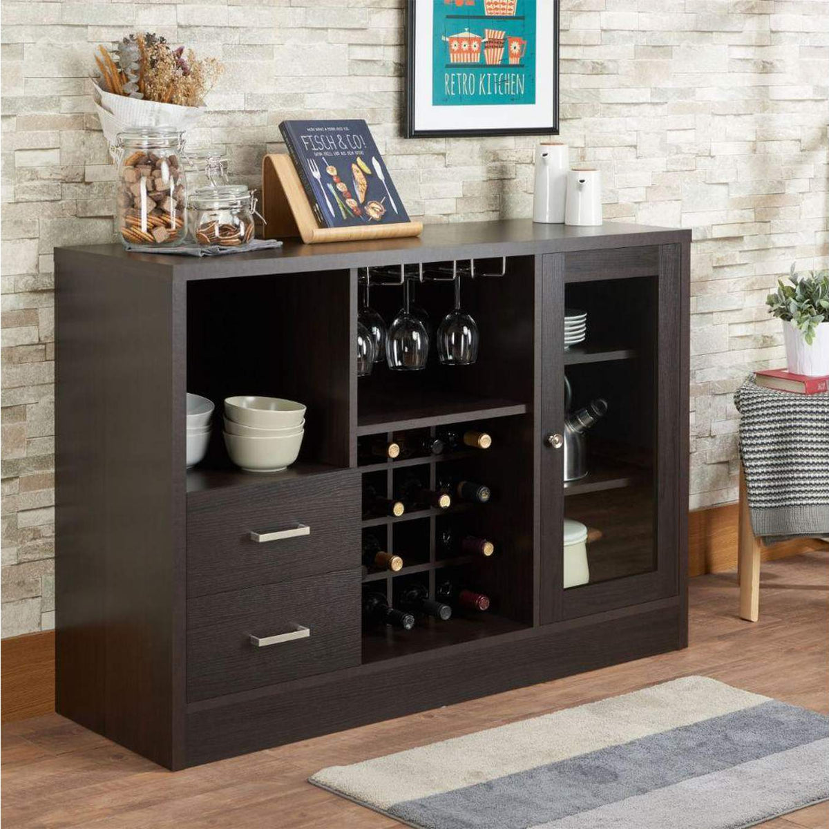 72640 Hazen Wine Cabinet