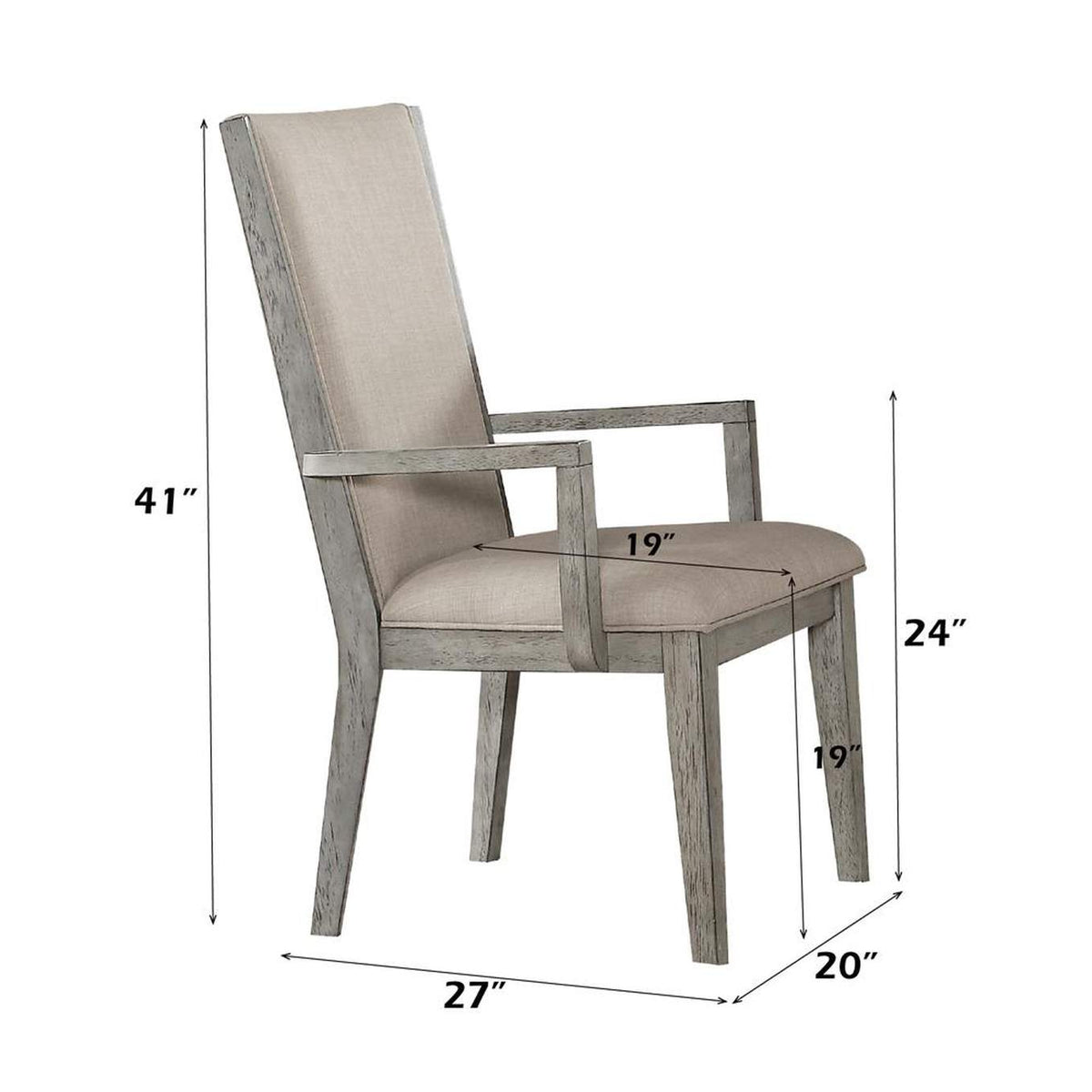 72863 Rocky Arm Chair - Set of 2