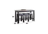 72930 Necalli 4Pc Pack Counter Height Table Set