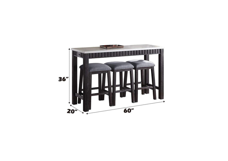 72930 Necalli 4Pc Pack Counter Height Table Set