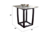 72935 Razo Counter Height Table with Marble Top
