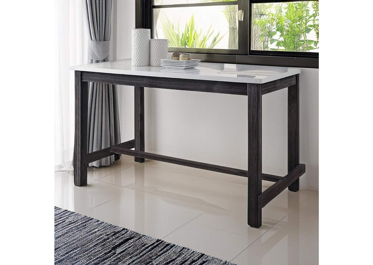 72940 Yelena Counter Height Table with Marble Top