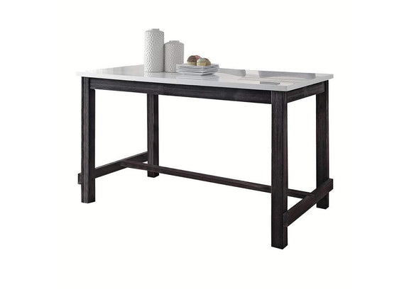 72940 Yelena Counter Height Table with Marble Top