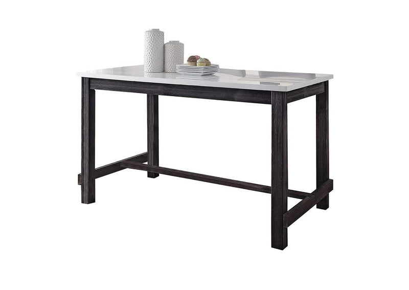 72940 Yelena Counter Height Table with Marble Top