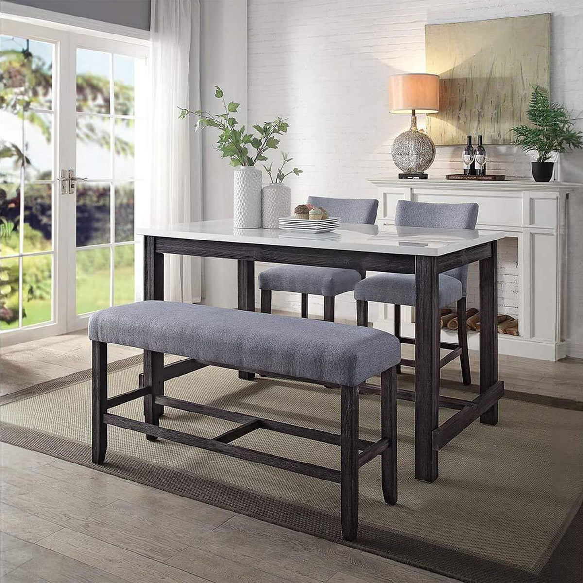 72942 Yelena Counter Height Chair - Set of 2