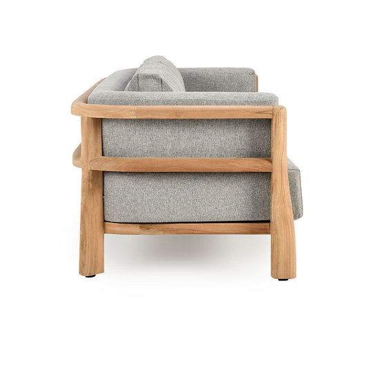 Aston - Outdoor Sofa - Natural / Gray