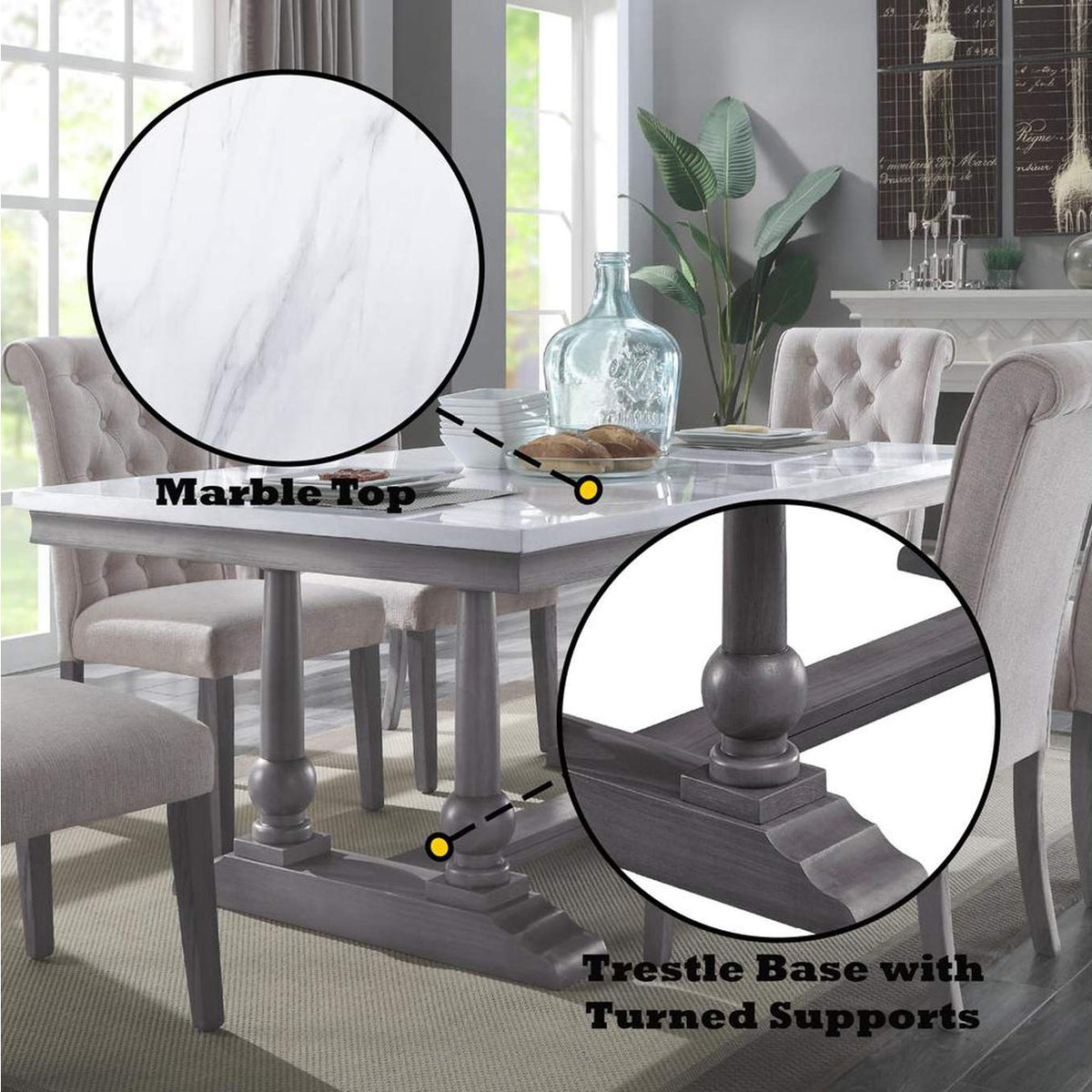 73265 Yabeina Dining Table