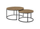 736030 Lainey 2-piece Round Nesting Coffee Table Mango