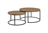 736030 Lainey 2-piece Round Nesting Coffee Table Mango