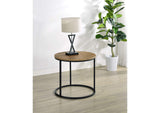 736037 Lainey Round Occasional Side End Table Mango