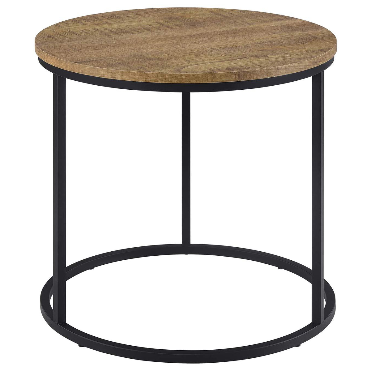 736037 Lainey Round Occasional Side End Table Mango