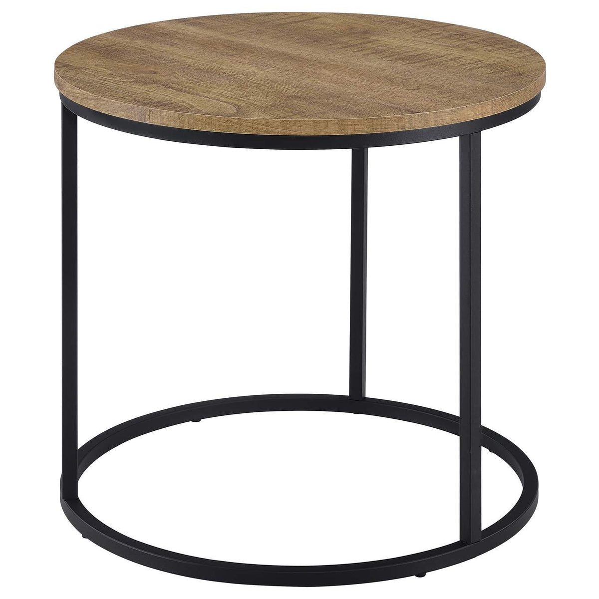 736037 Lainey Round Occasional Side End Table Mango