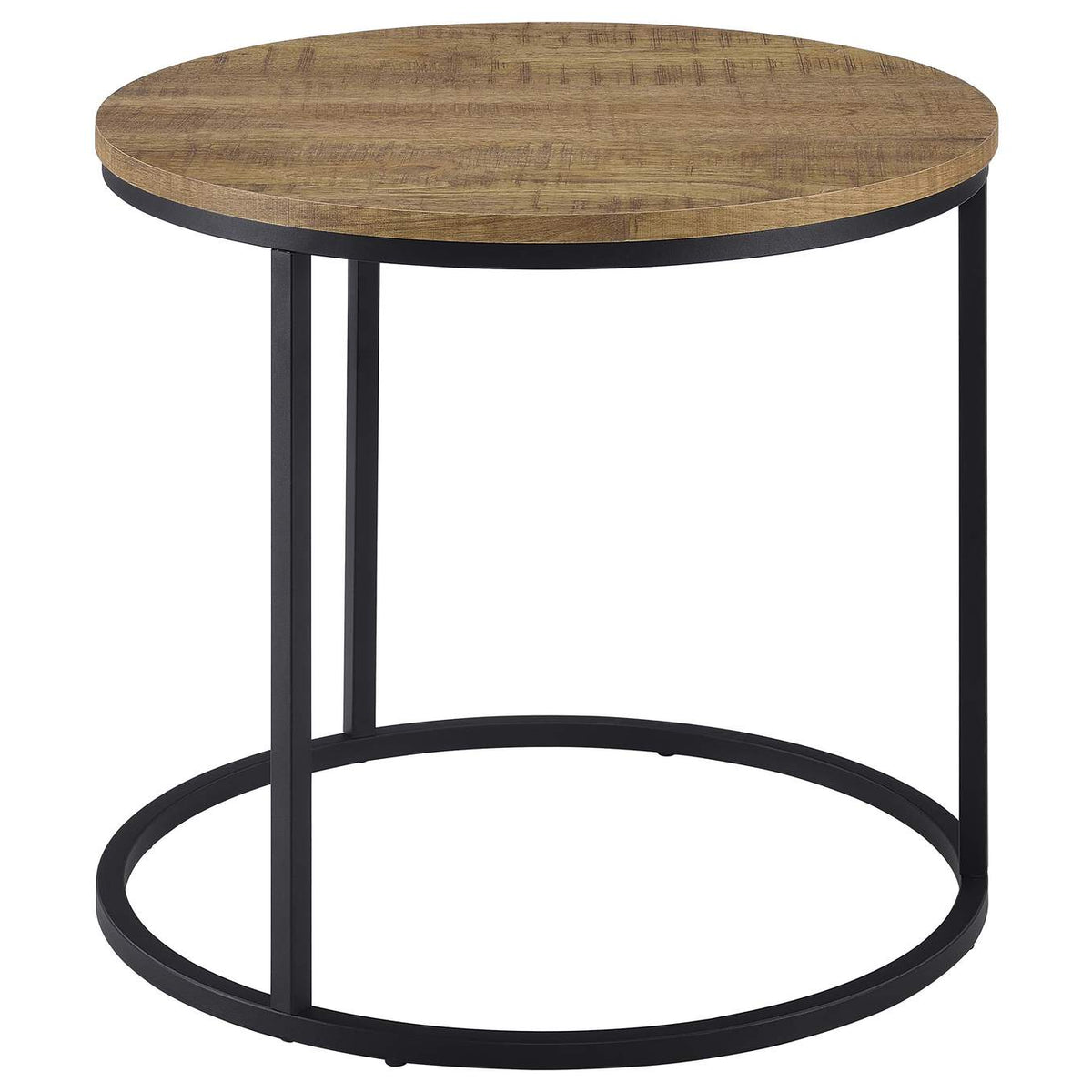 736037 Lainey Round Occasional Side End Table Mango