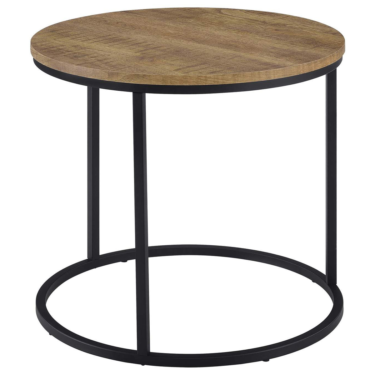 736037 Lainey Round Occasional Side End Table Mango