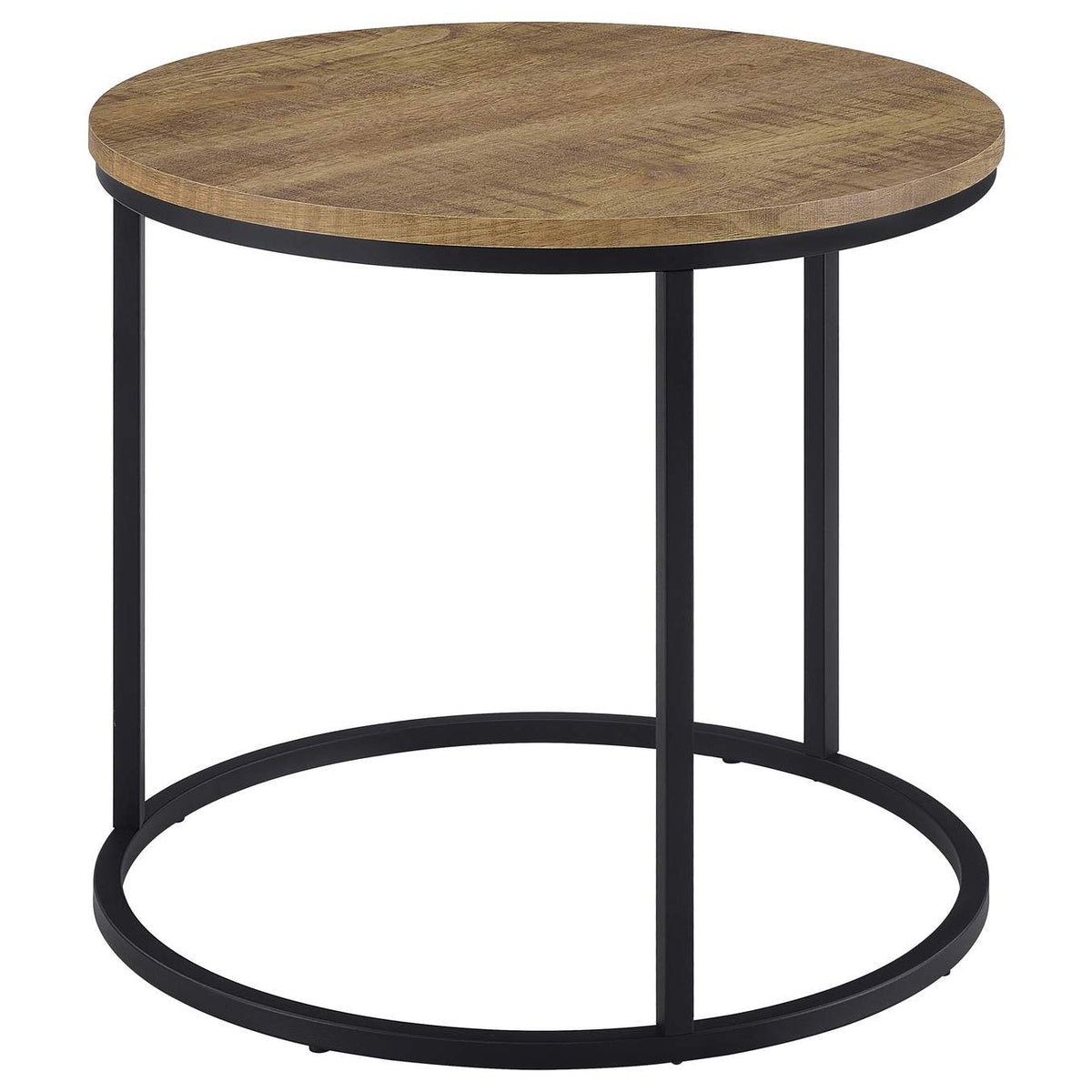 736037 Lainey Round Occasional Side End Table Mango