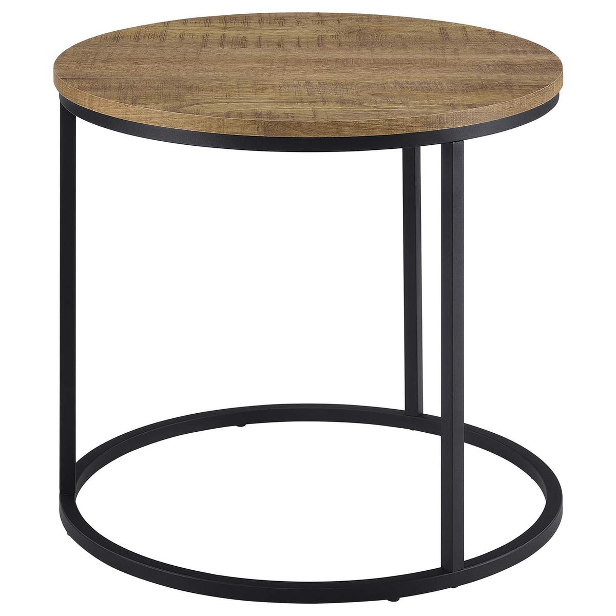736037 Lainey Round Occasional Side End Table Mango