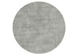 736177 Hadi Round SmartTop Side End Table Cement and Gunmetal