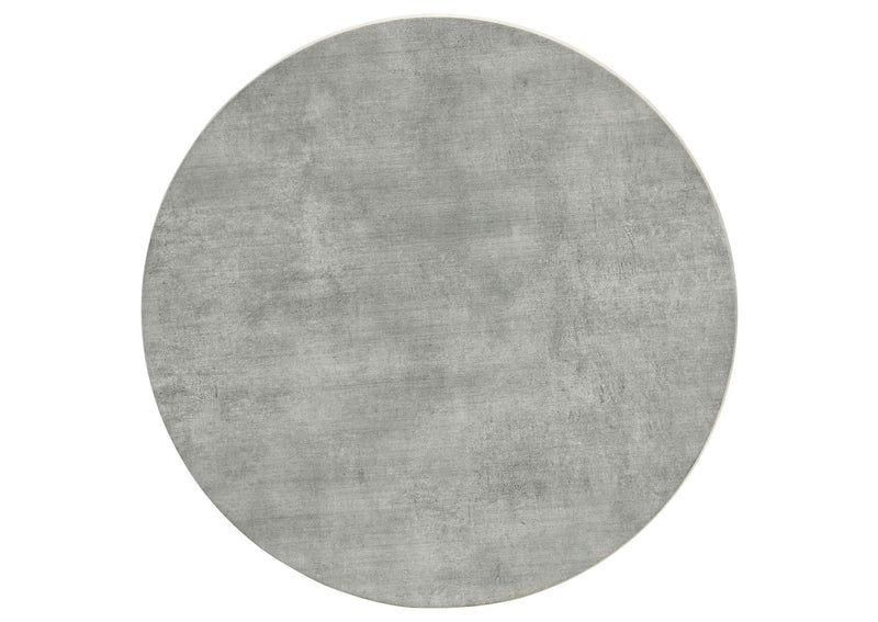 736178-S2 Hadi 2-piece Round SmartTop Coffee and End Table Set Cement
