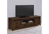 736273 Madra 2-door Engineered Wood 79-inch TV Stand Dark Pine