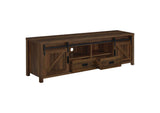 736273 Madra 2-door Engineered Wood 79-inch TV Stand Dark Pine