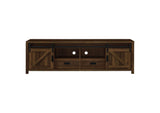 736273 Madra 2-door Engineered Wood 79-inch TV Stand Dark Pine
