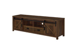 736273 Madra 2-door Engineered Wood 79-inch TV Stand Dark Pine