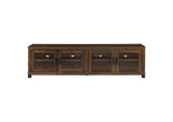 736293 Sachin 4-door Engineered Wood 79-inch TV Stand Dark Pine